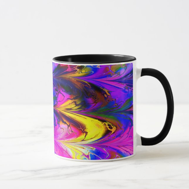 Caneca Fractal Marble 7A Mug (Direita)