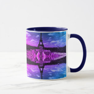 Caneca França Antiga Paris Fontes Torre Eiffel