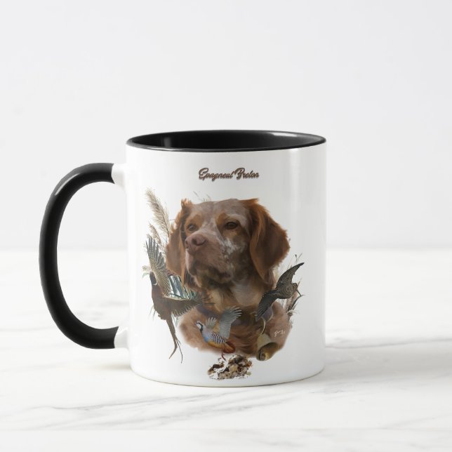 Caneca Francês Bretanha, Arte de Caça a Pássaros (Esquerda)