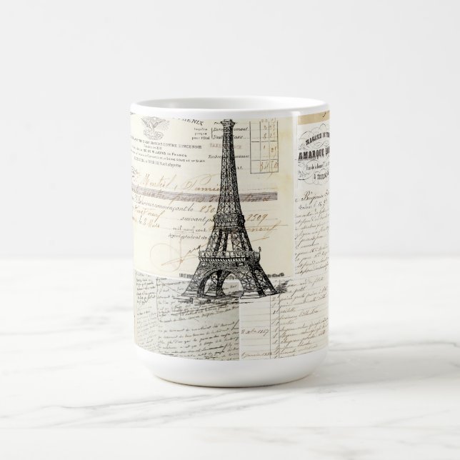 Caneca francesa das coisas efêmeras de Paris do (Centro)