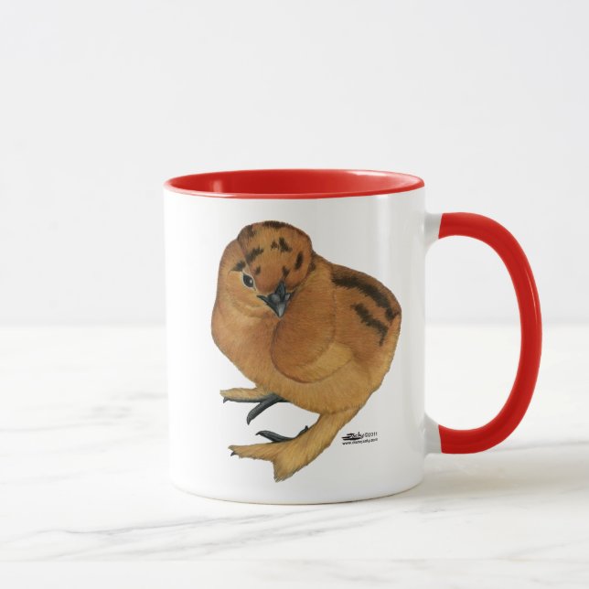 Caneca Frango Vermelho Silkie (Direita)