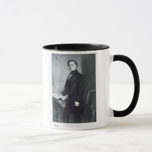 Caneca Franklin Pierce, 14o presidente do Stat unido