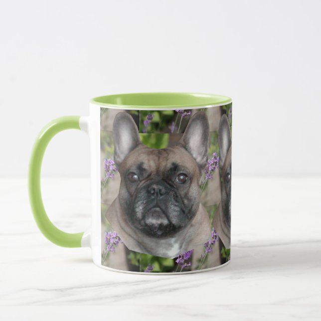 Caneca Französische Bulldogge mit Biene French Bulldog (Esquerda)