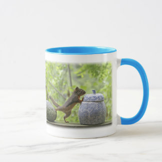 Caneca Frasco do esquilo e de biscoito