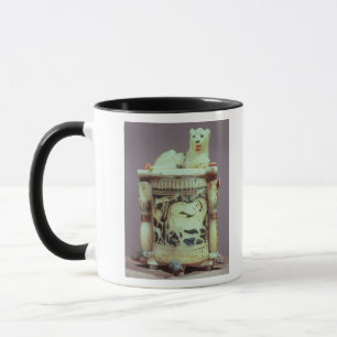Caneca Frasco do Unguent com uma figura do o rei como um