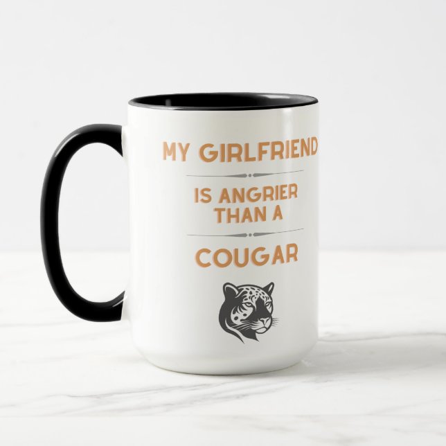 Caneca frase para novia puma (Esquerda)