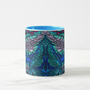 Caneca Fratura azul PEACOCK ~