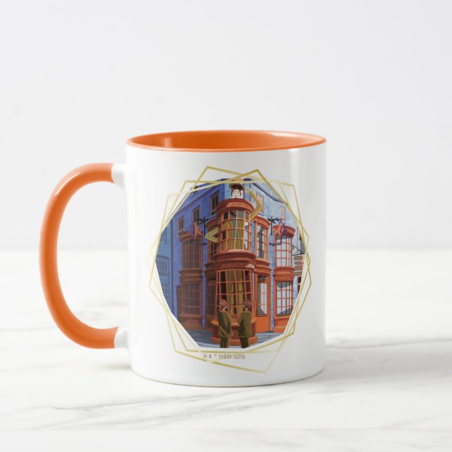 Caneca Fred e George no Weasley's Wizard Wheezes (Esquerda)