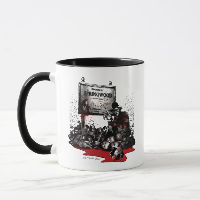 Caneca Freddy vs Jason | Bem-vindo a Springwood (Esquerda)