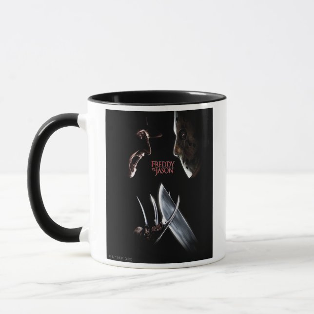 Caneca Freddy vs Jason | Poster de teatro (Esquerda)