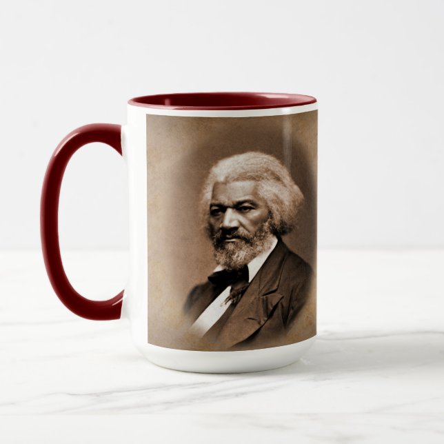 Caneca Frederick Douglass Cita Mug "Progress" (Esquerda)