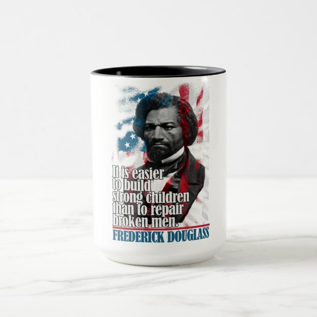 Caneca FREDERICK DOUGLASS - Crianças Fortes (Centro)