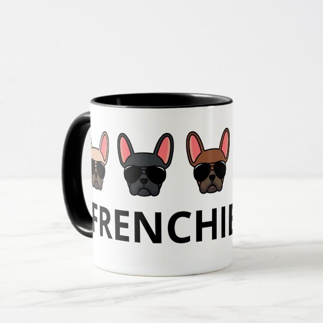 Caneca Frenchie Mad French Buldog (Frente Esquerda)