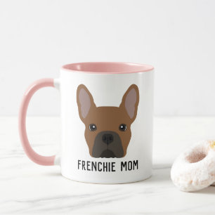 Caneca Frenchie Mãe Red Fawn French Buldogdog Mug