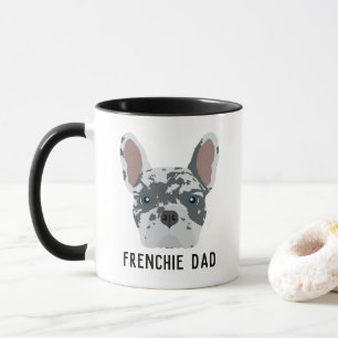 Caneca Frenchie Pai Blue Merle Buldogue francês
