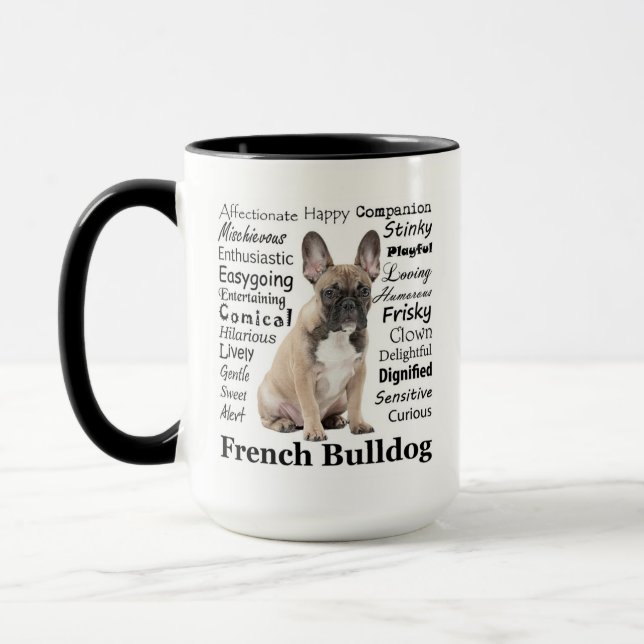 Caneca Frenchie Traits Mug (Esquerda)