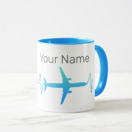 Caneca Frequência de Vintage do Piloto de pulsação de pul