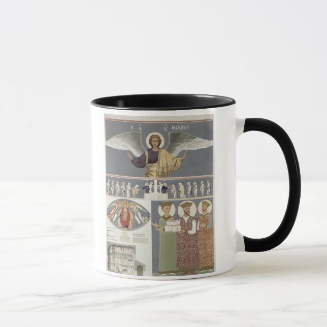 Caneca Fresco da igreja ortodoxa de Nekrssi próximo (Direita)