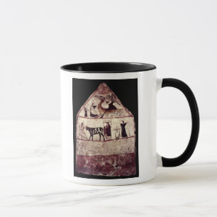 Caneca Fresco do túmulo de Gaudio, c.480 BC