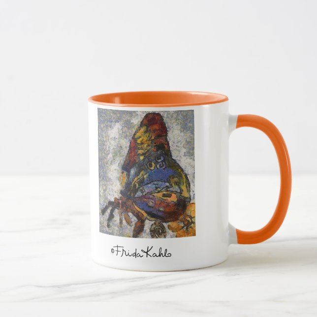 Caneca Frida Kahlo Butterfly Monet Inspirada (Direita)