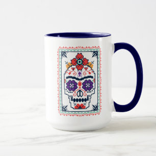 Caneca Frida Kahlo   Calavera
