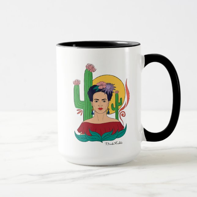 Caneca Frida Kahlo Desert Graphic (Direita)