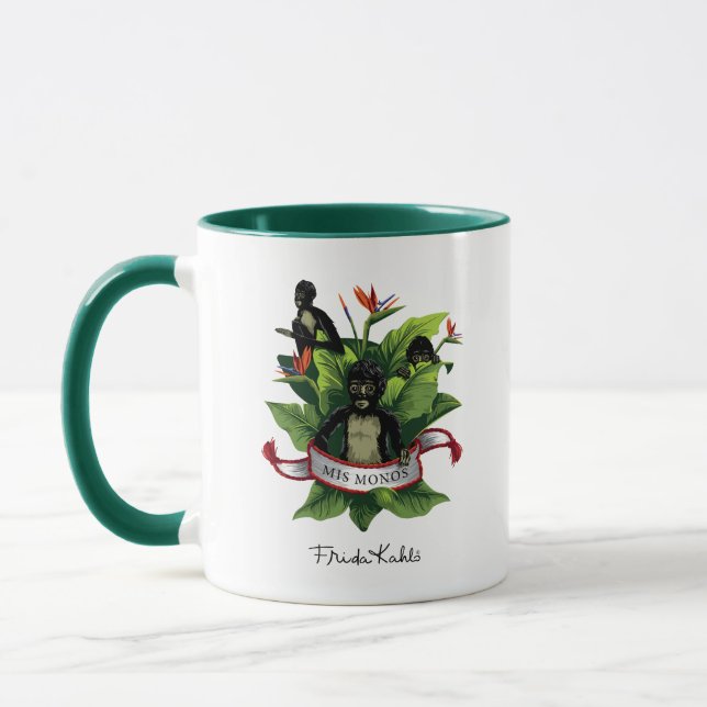 Caneca Frida Kahlo | Mis Monos (Esquerda)