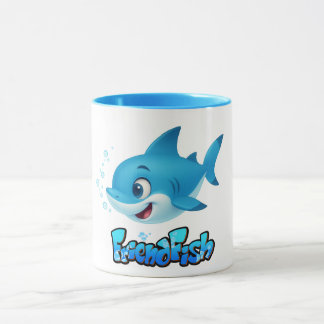 Caneca 🐠 FriendFish Mug Series – Cute, Colorful