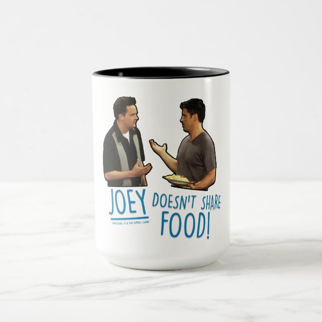Caneca FRIENDS™ | Joey Não Divide Comida! (Centro)