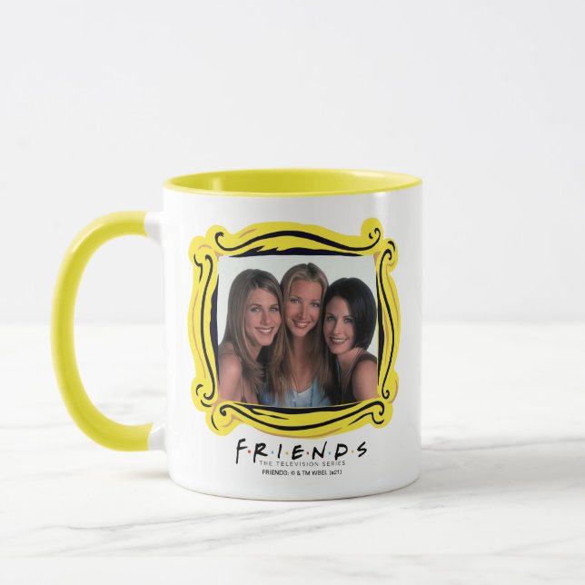 Caneca FRIENDS™ | Rachel, Phoebe e Monica (Esquerda)