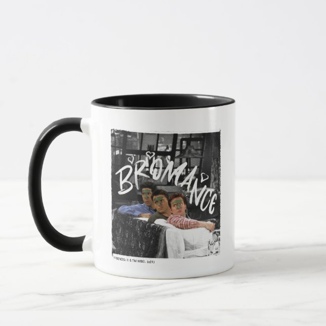 Caneca FRIENDS™ | Ross, Joey e Chandler Bromance (Esquerda)