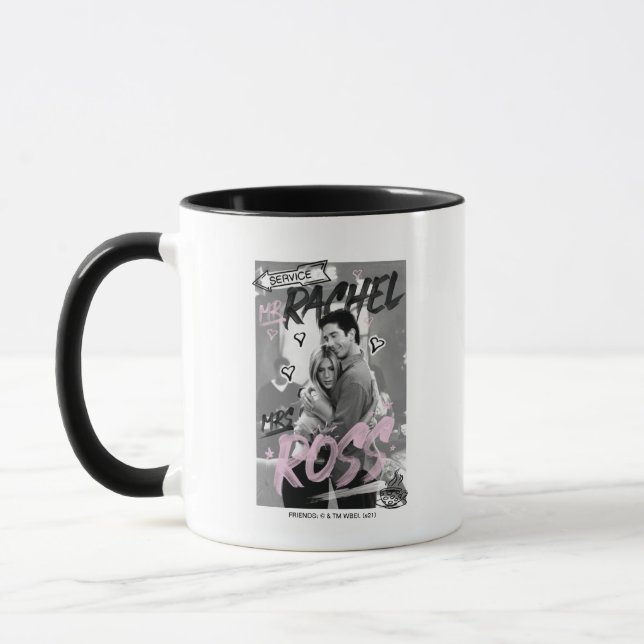 Caneca FRIENDS™ | Sra. Rachel & Sra. Ross (Esquerda)