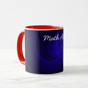 Caneca Frio Geométrico de Café Duplo Superior para Baixo