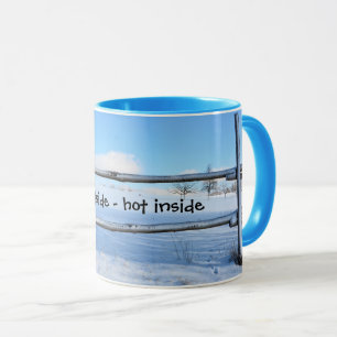 Caneca Frio lá fora - quente lá dentro