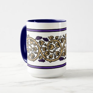 Caneca Friso de parreira retrô