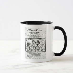 Caneca Frontispício, travles de Thomas Coryat em India