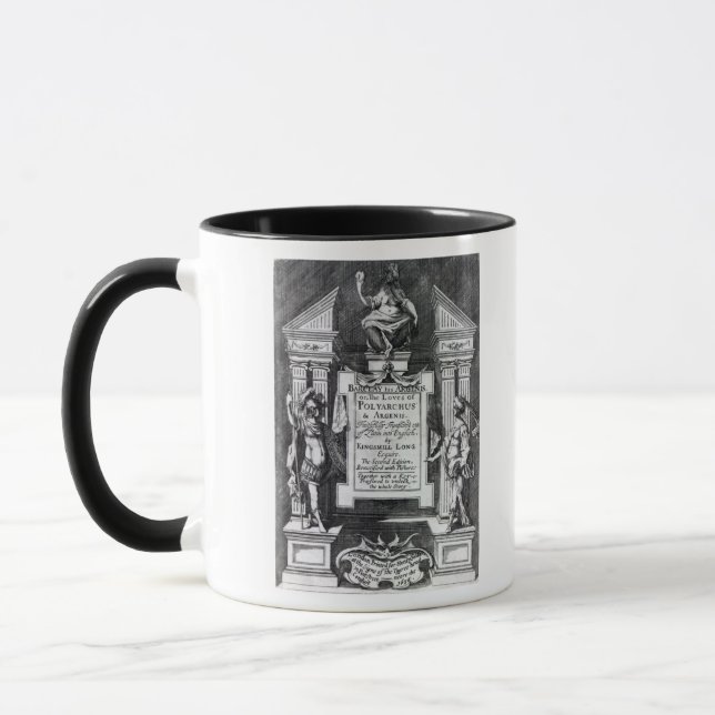 Caneca Frontispiece para "Argenis" por John Barclay (Esquerda)