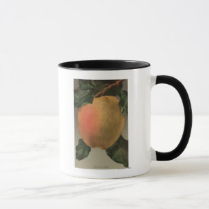 Caneca Fruta Cromo Lithógrafo de abelha