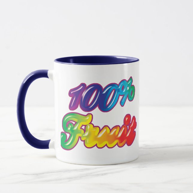 Caneca fruta de 100% (Esquerda)
