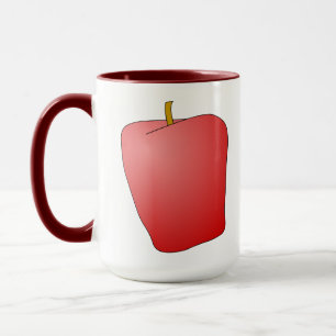 Caneca Fruta de Maçã Vermelha