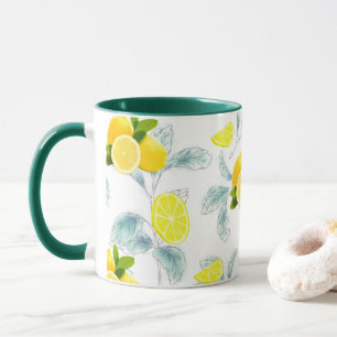 Caneca FRUTA DE VERÃO DO CICLO TROPICO LÍNGUA laranja