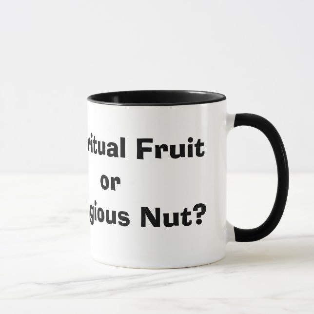 Caneca Fruta espiritual ou porca religiosa? (Direita)