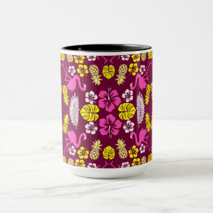 Caneca Fruta Tropical Floral Padrão