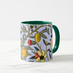 Caneca Fruta, um padrão William Morris,