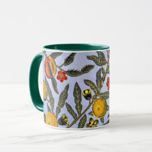 Caneca Fruta, um padrão William Morris,