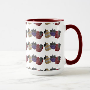 Caneca Frutas bordadas (amora)