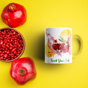 Caneca Frutas de romã Coffee Mug