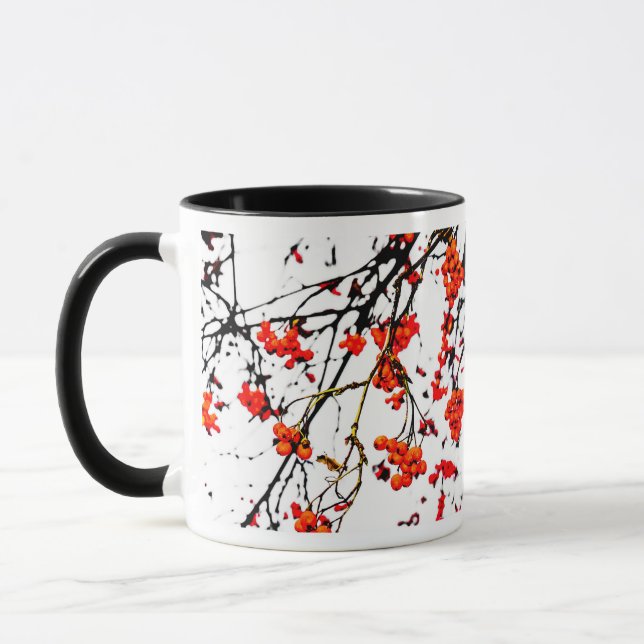 Caneca Frutas ruivas ou amoras de cinzas (Esquerda)
