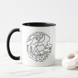 Caneca Fuga para o Camping nas Montanhas