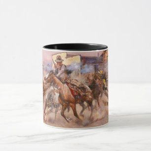 Caneca Fuma de um. 45 de 1908 por Charles Marion Russell